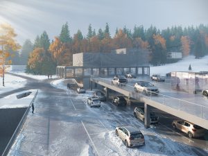 Lanová dráha na Ještěd, dolní stanice. Foto: SIAL / Statutární město Liberec