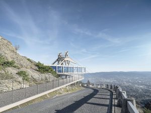 Podoba horní stanice lanovky na Ještědu. Foto: SIAL / Statutární město Liberec