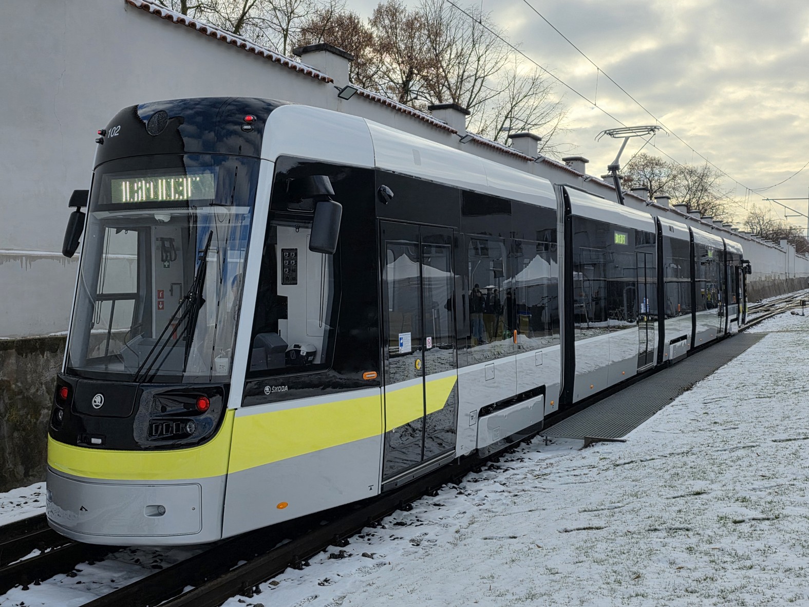 První tramvaj Škoda Forcity Classic 49T pro severoitalské Bergamo. Foto: Zdopravy.cz / Jan Nevyhoštěný
