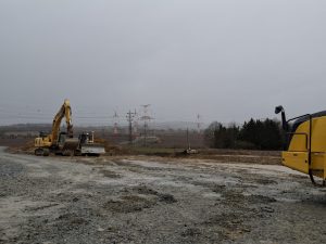 Stavba obchvatu Přeštic. Foto: ŘSD