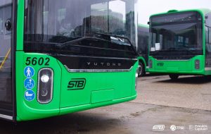 Trolejbus Yutong U12 pro Bukurešť. Foto:  Societatea de Transport București 