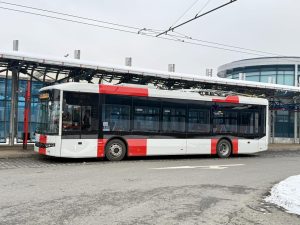 Nový turecký trolejbus Bozankaya SNG 12T na ověřovacích jízdách na severu Prahy. Foto: DPP – Dominika Brabcová