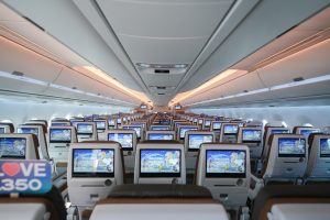 Starlux Airlines A350 ekonomická třída.
Zdroj: Starlux Airlines