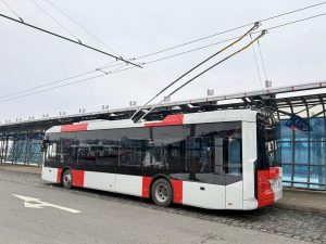 Nový turecký trolejbus Bozankaya SNG 12T na ověřovacích jízdách na severu Prahy. Foto: DPP – Dominika Brabcová