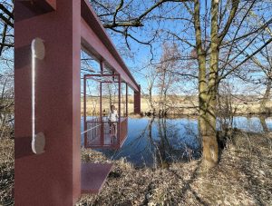 Budoucí podoba transbordéru v Malesicích. Zdroj: město Plzeň / P. Tej, B. Kraus