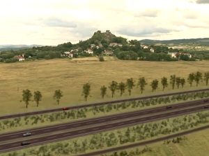 Úsek dálnice D6 Žalmanov - Olšová Vrata. Zdroj: ŘSD