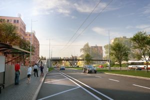 Nová lávka přes Rokycanskou třídu. Foto: Plzen.eu