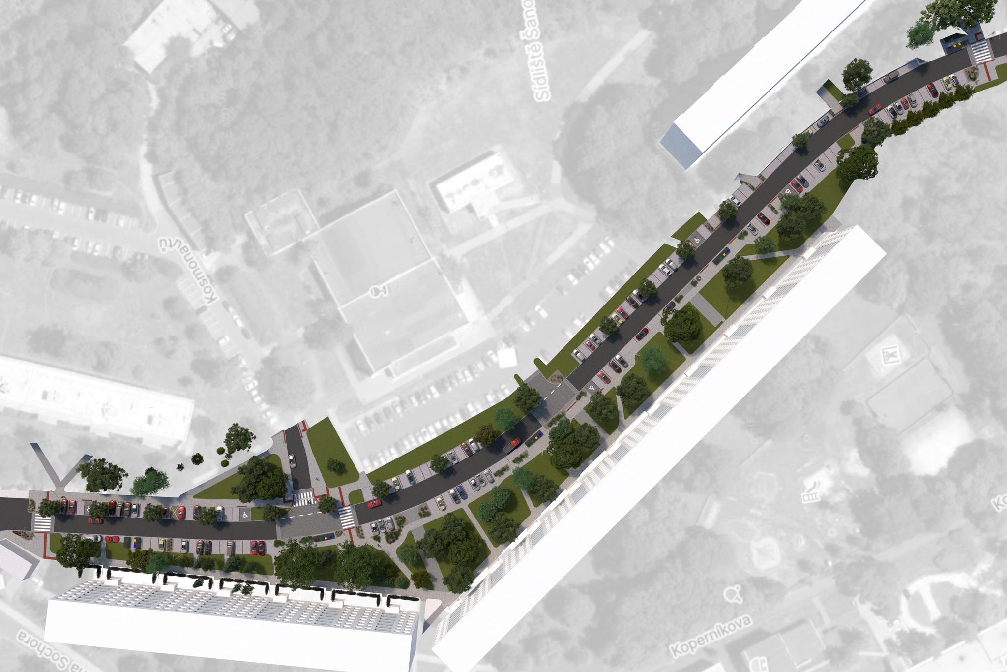 Proměna Trnovanské v Teplicích. Zdroj: město Teplice