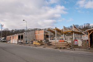 Rozestavěná nová budova hlavního nádraží v Mladé Boleslavi v únoru 2026. Foto: PID