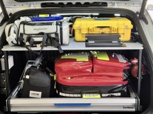 Elektromobil jihočeských záchranářů.
Zdroj: ZZS JčK