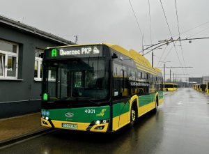 Trolejbus Solaris Trollino 12 pro Tychy. Foto: Tyskie Linie Trolejbusowe
