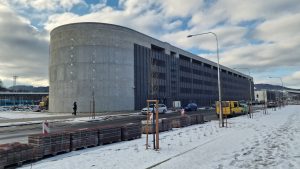 Parkovací dům u vsetínského nádraží. Zdroj: město Vsetín
