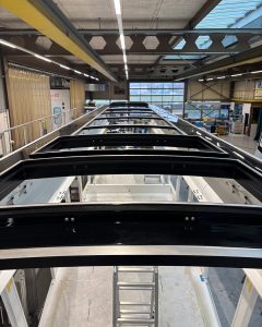 Výroba vozů lanovky na Petřín. Foto: CWA Constructions