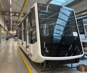 Výroba vozů lanovky na Petřín. Foto: CWA Constructions