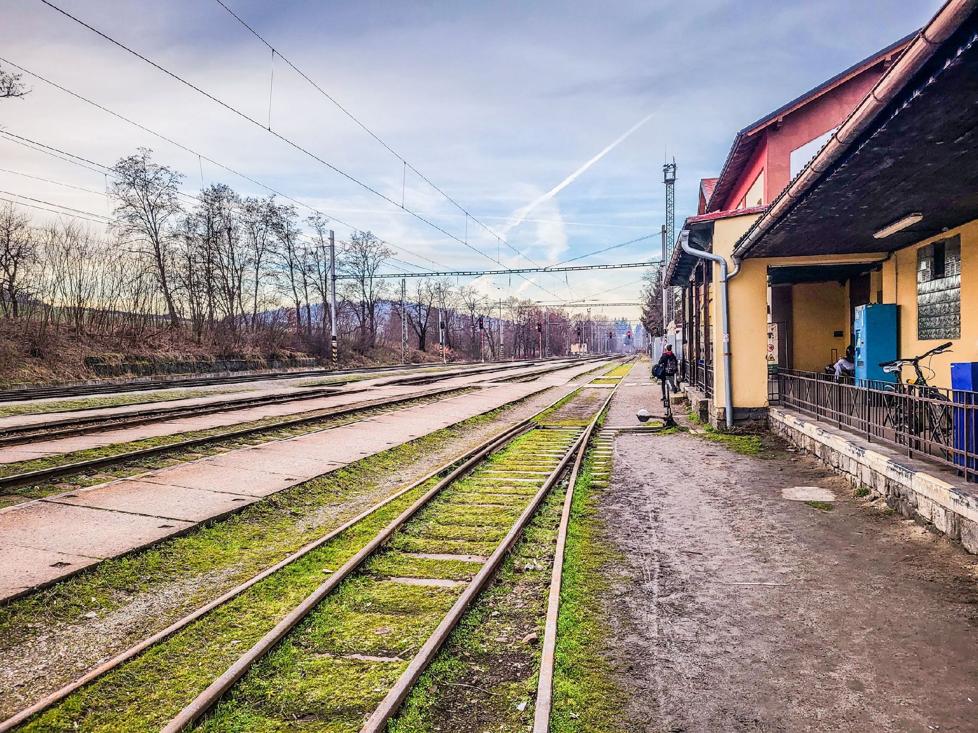Železniční stanice Písek. Foto: Siuuuu/Mapy.com