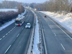 Silnice I/35 na výjezdu z Liberce. Foto: Zdopravy.cz / Jan Sůra