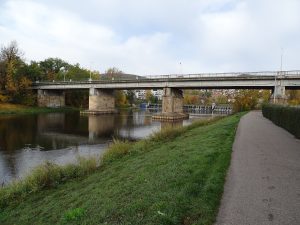 Most T. G. Masaryka v Berouně. Zdroj: By ŠJů, Wikimedia Commons, CC BY 4.0