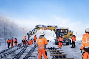 Zahájení prací na rekonstrukci tratě Norimberk - Řezno. Foto: Deutsche Bahn AG / Thomas Kiewning