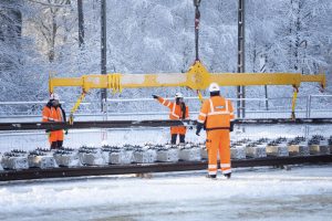 Zahájení prací na rekonstrukci tratě Norimberk - Řezno. Foto: Deutsche Bahn AG / Thomas Kiewning