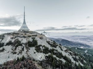 Podoba horní stanice lanovky na Ještědu. Foto: SIAL / Statutární město Liberec