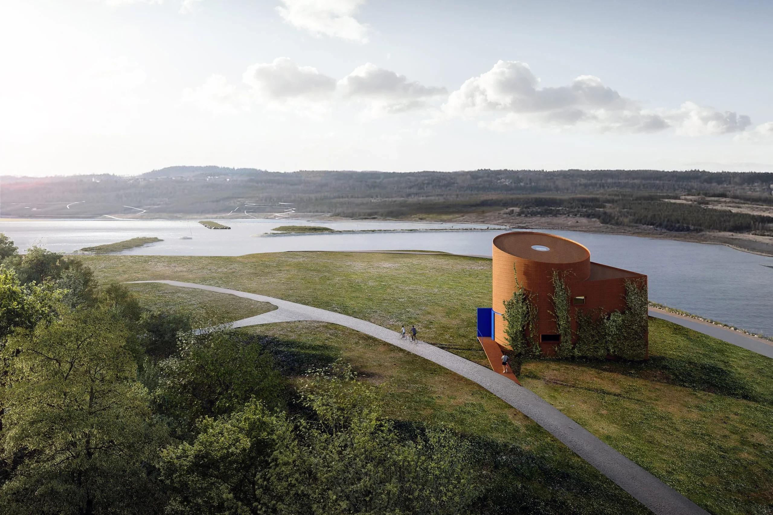 Vizualizace proměny jezera Medard. Zdroj: A8000