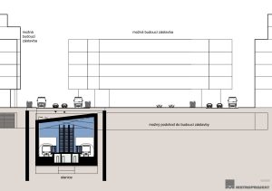 Vizualizace stanice metra D Písnice. Foto: DPP, Metroprojekt