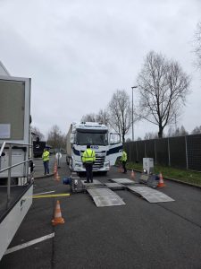 Mezinárodní akce Albatross 4.0 zaměřená na tzv. 360° kontrolu těžké nákladní a autobusové dopravy. Foto: INSID