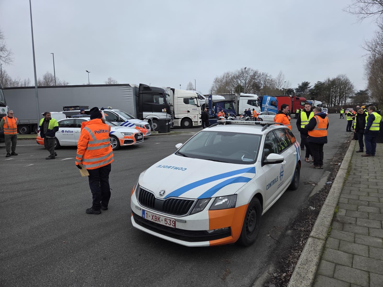 Mezinárodní akce Albatross 4.0 zaměřená na tzv. 360° kontrolu těžké nákladní a autobusové dopravy. Foto: INSID