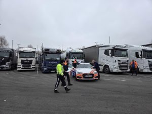 Mezinárodní akce Albatross 4.0 zaměřená na tzv. 360° kontrolu těžké nákladní a autobusové dopravy. Foto: INSID