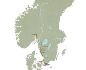 Linka Malmö - Oslo. Foto: Snälltåget 