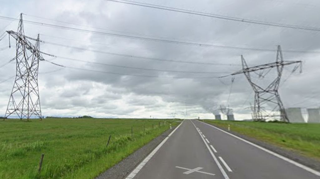 Silnice II/152 u Slavětic. Foto: Google Street View