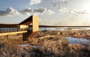 Vizualizace proměny jezera Medard. Zdroj: A8000