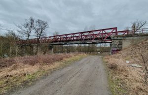 Most přes Ohři na trati Lužná u Rakovníka - Jirkov. Foto: Vít Mrhal / Mapy.com