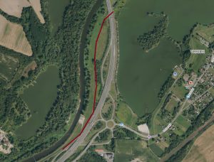 Nová cyklostezka Bohumín - Ostrava.
Zdroj: mapy.cz