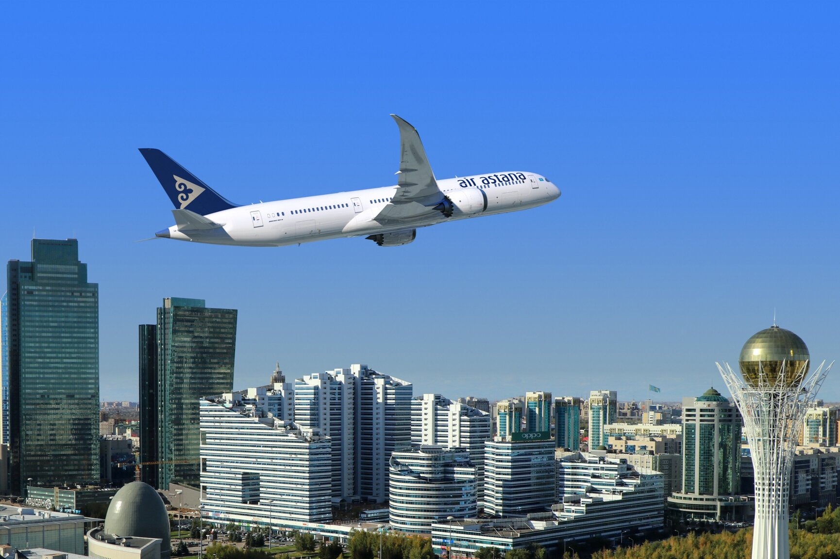 Boeing 787 letecké společnosti Air Astana. Zdroj: Boeing