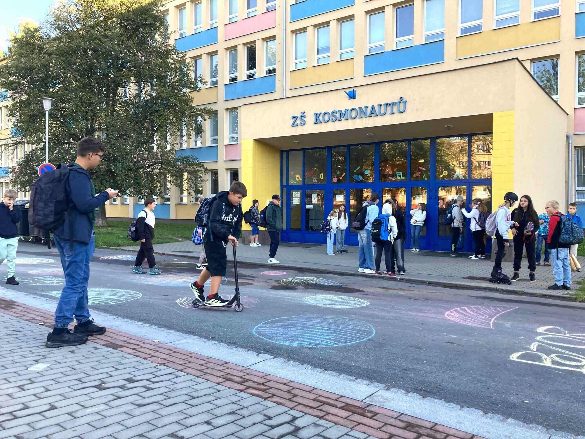 Ostravský příklad projektu školní ulice. Zdroj: MAPPA