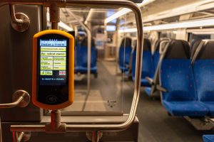 Samoobslužný odbavovací terminál ODIS. Zdroj: ODIS