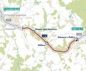 Úsek Sázava u Žďáru - Přibyslav. Foto: Správa železnic