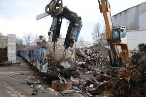 Šrotace osobních vozů Českých drah. Foto: České dráhy