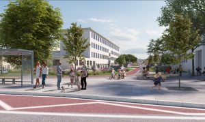 Urbanistická studie prostoru ulice 9. května v Boskovicích. Zdroj: Město Boskovice