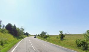 Silnice II/360 ve Velkém Meziříčí. Foto: Google Street View