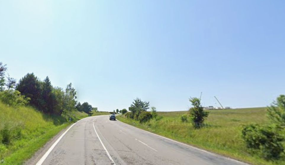 Silnice II/360 ve Velkém Meziříčí. Foto: Google Street View