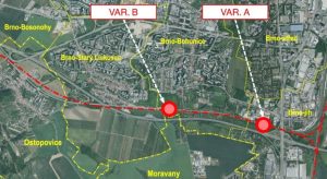Trasa VRT u Brna. Foto: SŽ