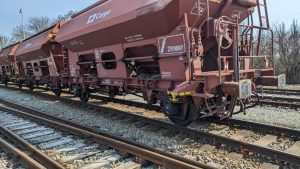 Boční srážka vlaků v Křinci. Foto: Drážní inspekce