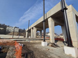 Přestavba Smíchovského nádraží v březnu 2026. Foto: Zdopravy.cz / Jan Nevyhoštěný