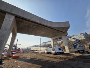 Přestavba Smíchovského nádraží v březnu 2026. Foto: Zdopravy.cz / Jan Nevyhoštěný