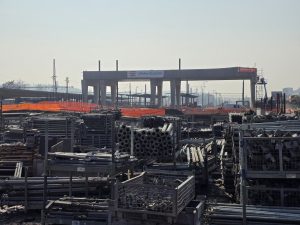 Přestavba Smíchovského nádraží v březnu 2026. Foto: Zdopravy.cz / Jan Nevyhoštěný