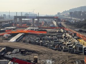 Přestavba Smíchovského nádraží v březnu 2026. Foto: Zdopravy.cz / Jan Nevyhoštěný