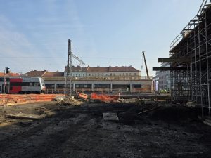 Přestavba Smíchovského nádraží v březnu 2026. Foto: Zdopravy.cz / Jan Nevyhoštěný