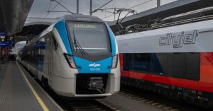 Jednotka Stadler FLIRT pro Slovinsko. Foto: Slovenske železnice